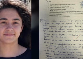 Humbi jetën në aksidentin tragjik bashkë me të atin, pedagogu publikon provimin e fundit të studentes së mjekësisë, Bora Keçi