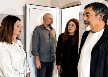 Katër zyrtarë festojnë që në konviktet e Vlorës studentët kanë më në fund banjo në dhomë