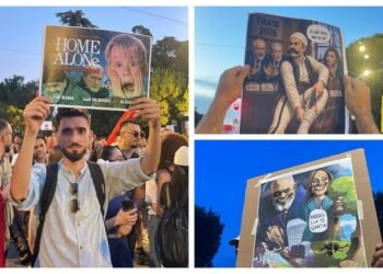 Pankartat më pikante nga protesta e nëntë e qytetarëve (FOTO)