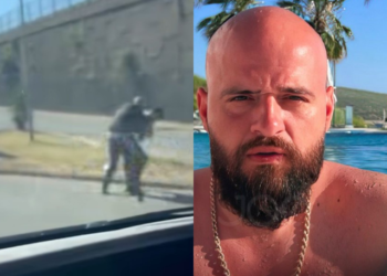 Momenti kur Dorian Kasa i vë thikën në fyt policit të Rrugores në Tiranë! (Video)