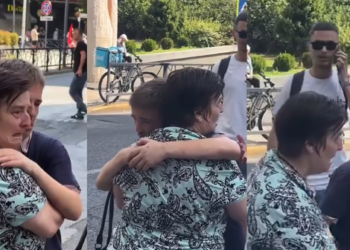 VIDEO tronditëse: Policia hodhi gaz edhe mbi gruan e moshuar dhe djalin e saj me autizëm