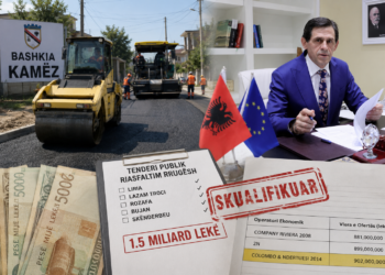 Rakip Suli ‘lëshon dorën’ për asfalt rrugësh në Kamëz para zgjedhjeve vendore, duke ‘djegur’ ofertat më ekonomike
