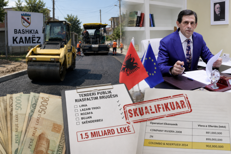 Rakip Suli ‘lëshon dorën’ për asfalt rrugësh në Kamëz para zgjedhjeve vendore, duke ‘djegur’ ofertat më ekonomike