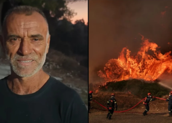 “Skifteri” nga Shqipëria që hyri mes flakëve, historia e shqiptarit që rrezikoi jetën për të shpëtuar dhjetëra shtëpi në Psatha të Greqisë