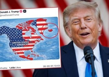 Trump publikon “hartën e re” të SHBA-ve: Kanadaja, Meksika, Karaibet, Groenlanda dhe Islanda nën flamurin amerikan