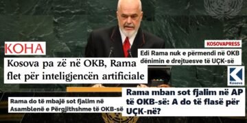 Rama zhgënjen Kosovën, asnjë fjalë për UÇK-në në fjalën para OKB-së