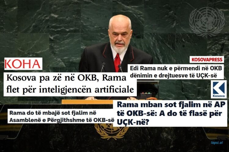 Rama zhgënjen Kosovën, asnjë fjalë për UÇK-në në fjalën para OKB-së