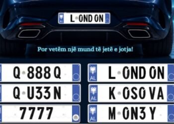 ‘LONDON’, ‘7777’…Hapet ankandi për tagart e personalizuara, ja 6 kombinimet e para