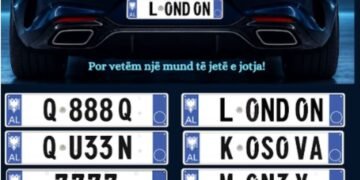 ‘LONDON’, ‘7777’…Hapet ankandi për tagart e personalizuara, ja 6 kombinimet e para