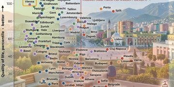Tirana klasifikohet si qyteti më i keq për të jetuar në gjithë Europën