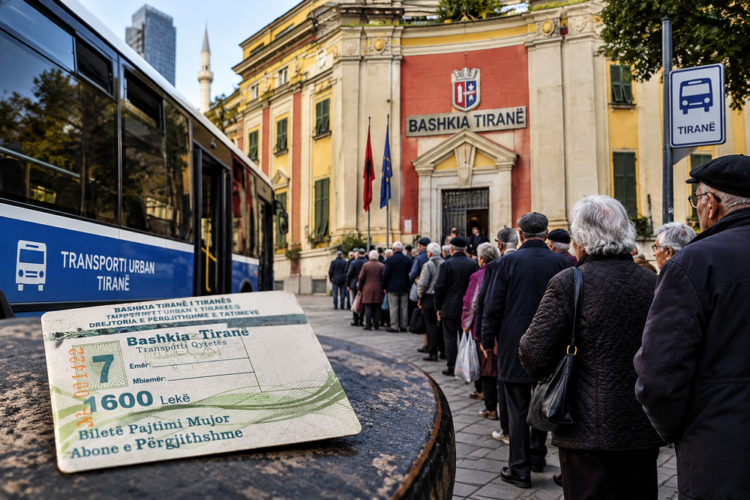 Aboneja falas dhe poshtërimi publik i pensionistëve në dyert e Bashkisë