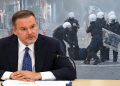 Ervin Demo sheh vetëm policët e dhunuar, por jo studentët që u përballën me dhunën e policisë